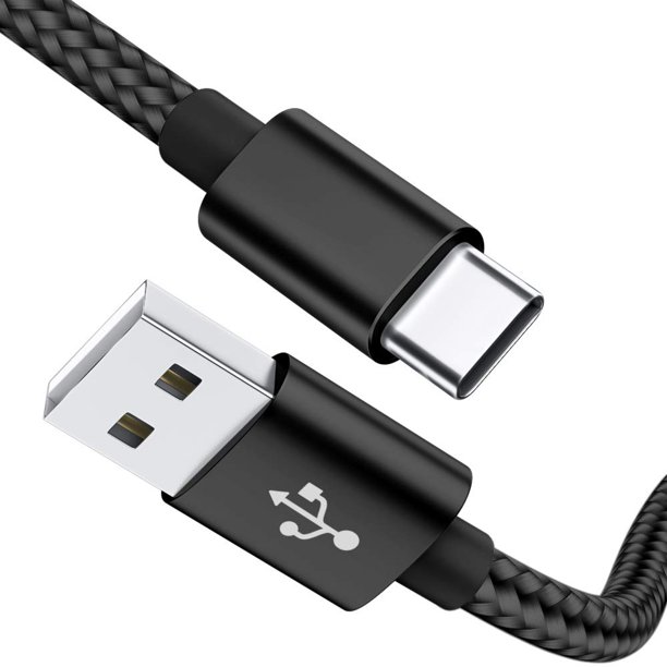 USB Type C Charging Cable (3ft), Borz USB C Nylon Braided Charger Cord for Samsung Galaxy Note 9 8 S10 S10E S9 S8 Plus, LG G7 G6 G5 V40 V30 V20, Nexus 5